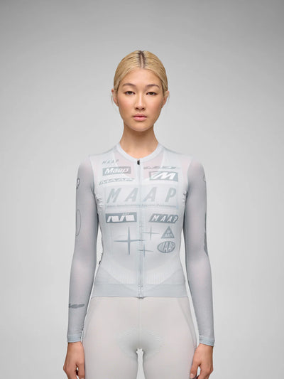 MAAP - Women's Drome Pro Air LS Jersey 3.0 - Ice Grey
