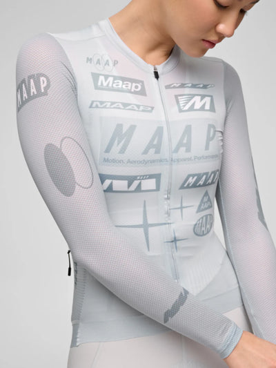 MAAP - Women's Drome Pro Air LS Jersey 3.0 - Ice Grey