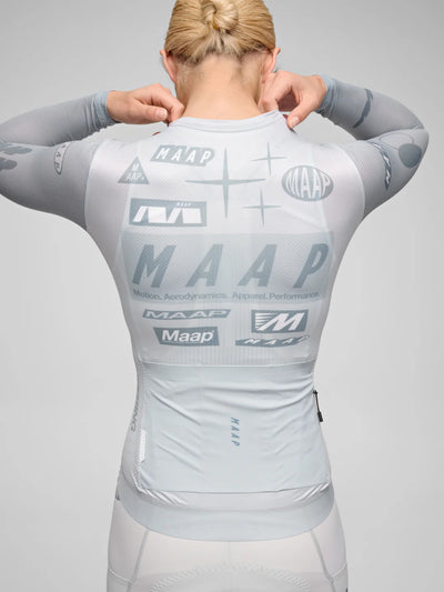 MAAP - Women's Drome Pro Air LS Jersey 3.0 - Ice Grey
