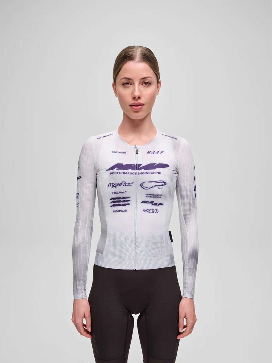 MAAP - Women's PRO Aero LS Jersey - Beta Lunar Grey