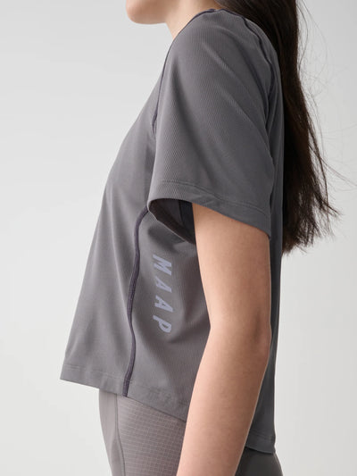 MAAP - Women's Alt Road Cropped Tee - Monolith