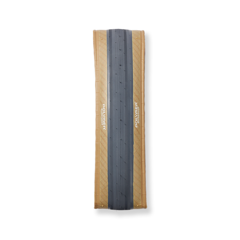 Polymer Workshop - Polymer X Panaracer Gravelking Slick R 30C - Grey/Tan
