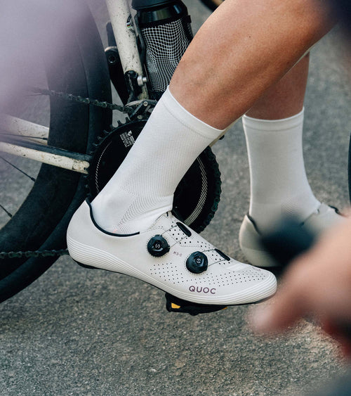 QUOC - M3 Sport Road Cycling Shoes - Chalk