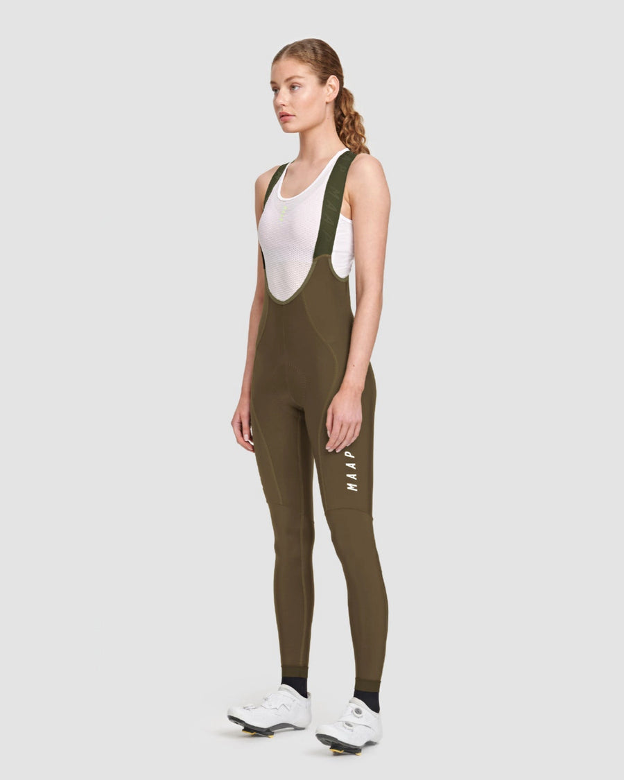 MAAP - Women's Team Evo Thermal Bib Tight - Olive Drab