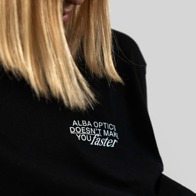 ALBA - Alba Optics Doesn't Make You Faster Tee L - Black