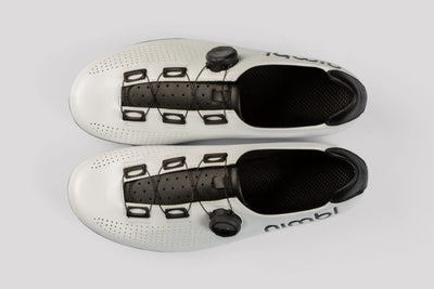 Feat - White Road Cycling Shoes