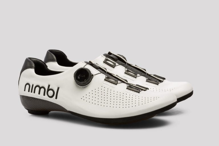 Feat - White Road Cycling Shoes