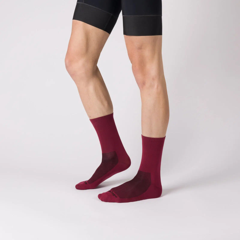 NOLOGO - Cycling Socks- Burgundy