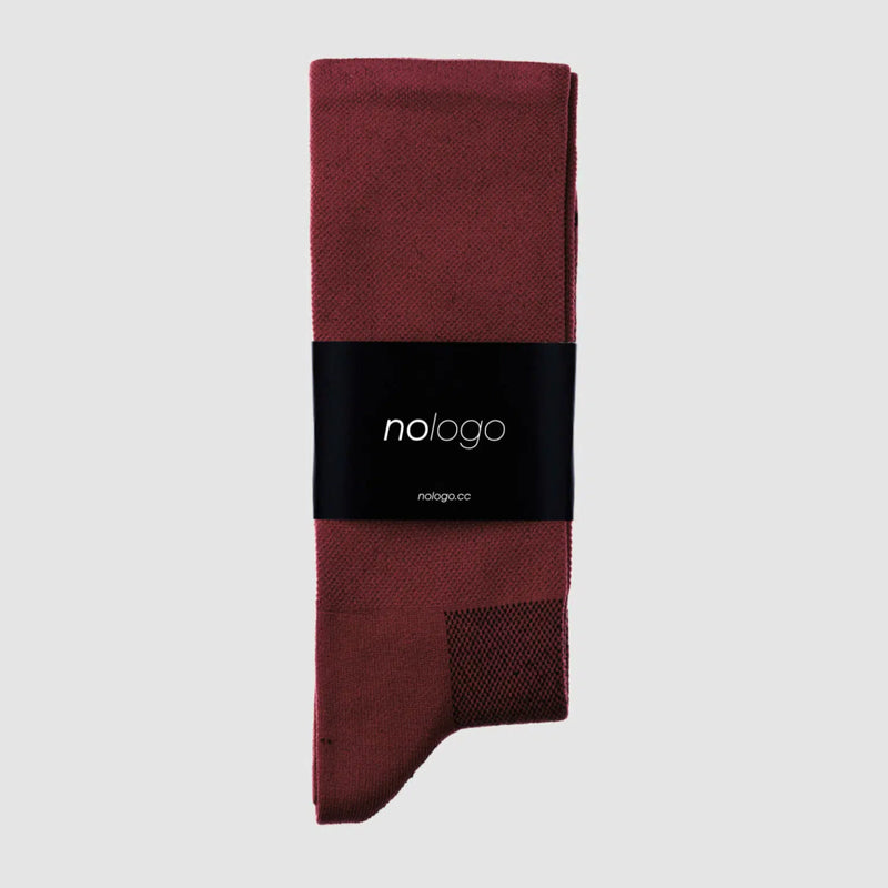 NOLOGO - Cycling Socks- Burgundy