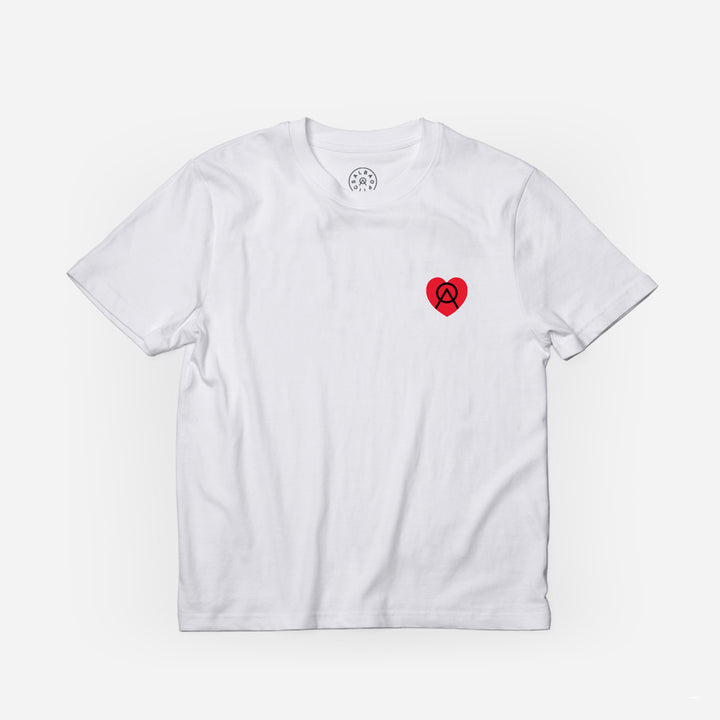 ALBA - Logo Heart Tee S - White