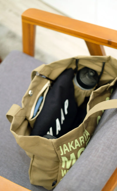 MOF - Totebag Kanvas Twill MOF Wednesday Ride - Dark Khaki